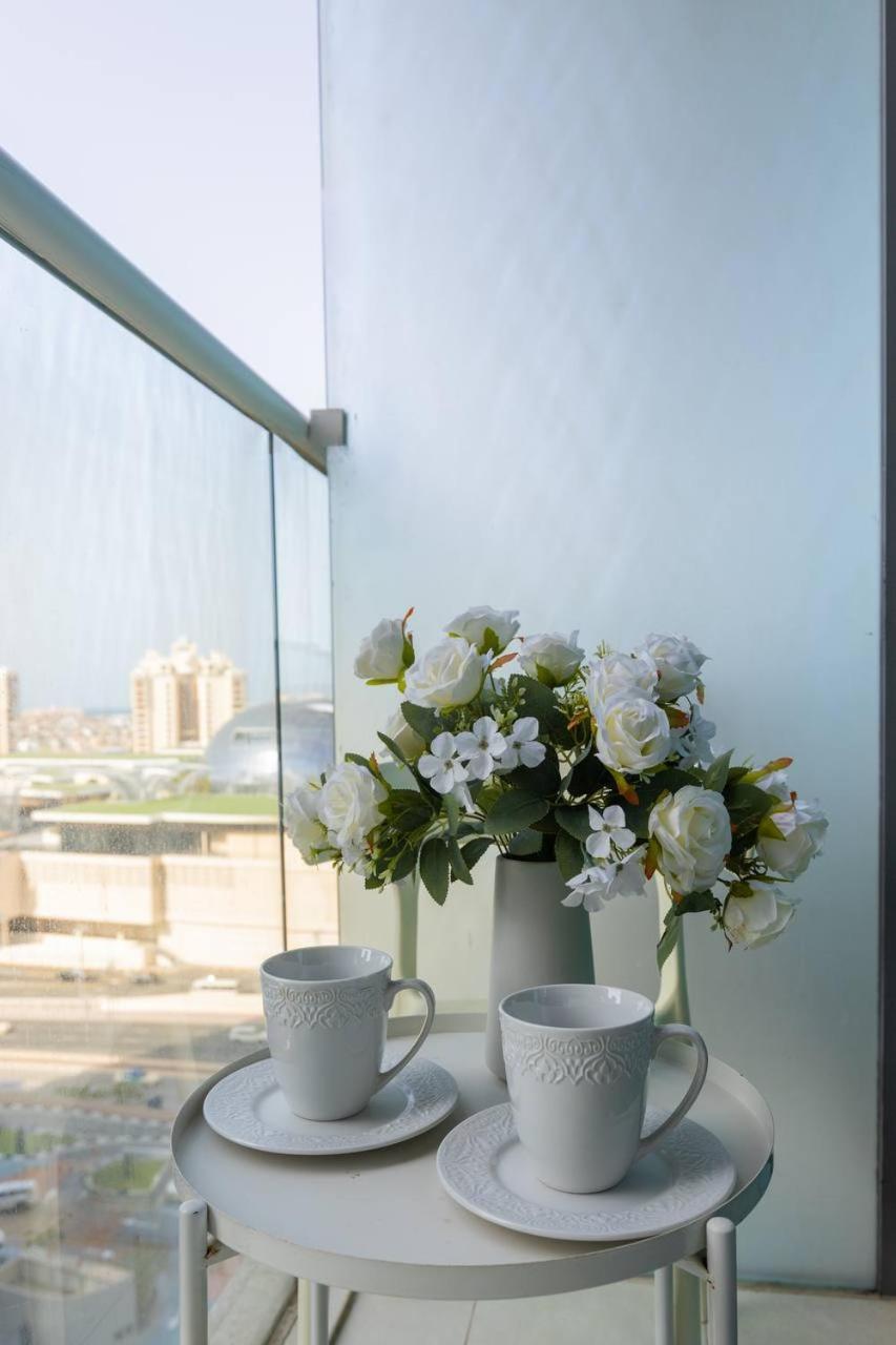 דובאי Fantastic Studio Apartment At Palm Jumeirah מראה חיצוני תמונה